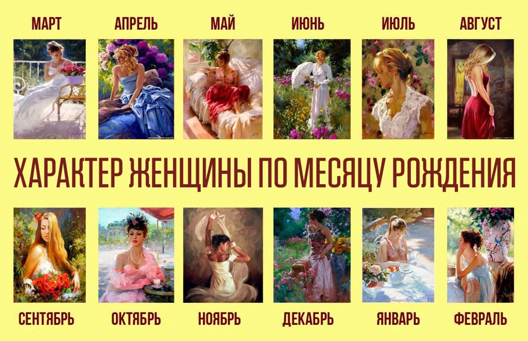 Характер женщины по месяцу рождения! ВСЁ В ТОЧКУ!